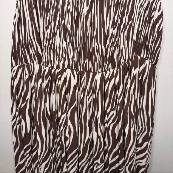 Addition Elle Zebra Animal Print Pleated
Sleeveless Midi Dress A-Line Size 20 - Picture 10 of 10